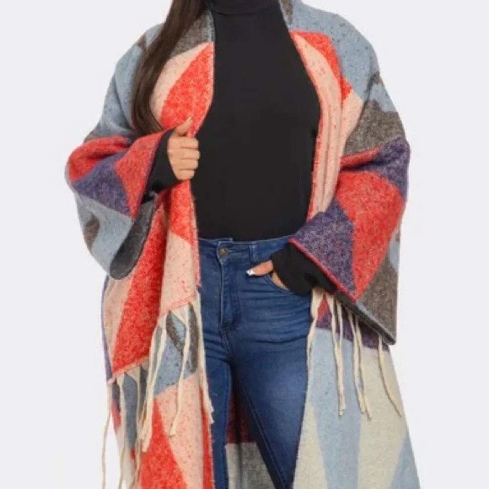 Multi Color Wool Cardigan - Picture 3 of 5